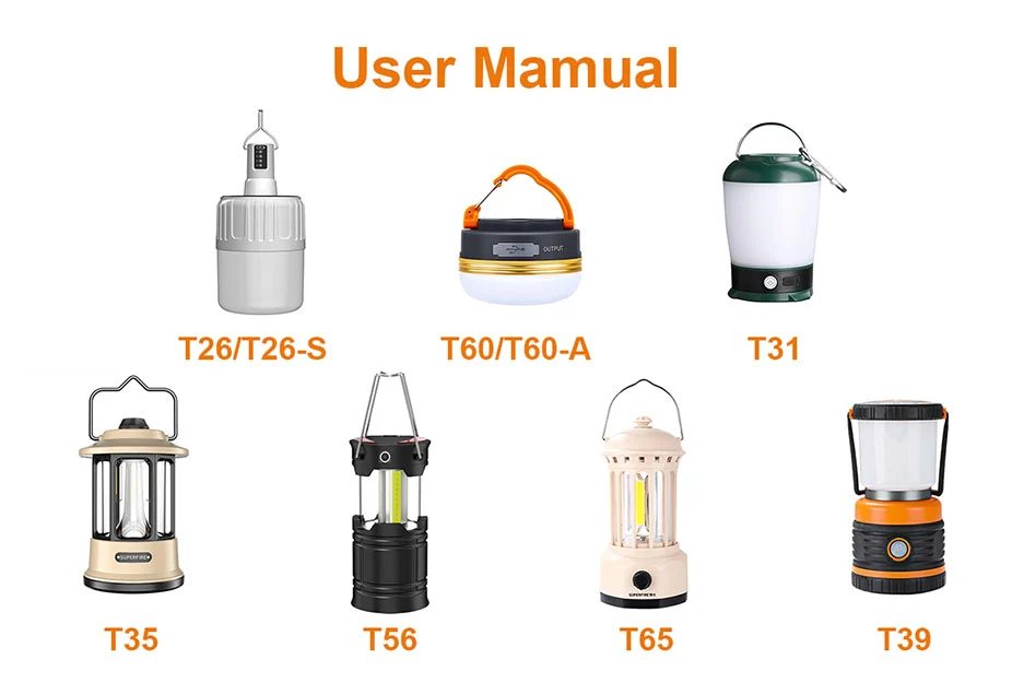 Camping Light Manuel de l'utilisateur
