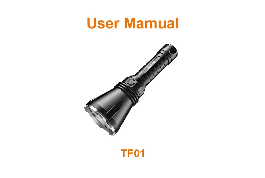 Tir long de lumière TF01 Manualstrong utilisateur
