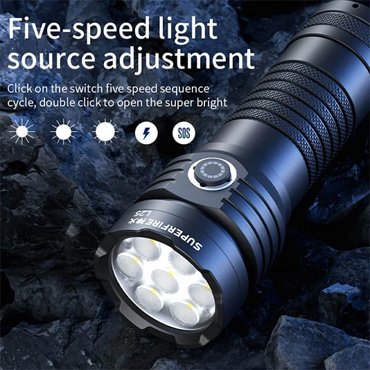 SUPERFIRE L25 Haute Lumnes Lampe de Poche