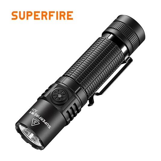 SUPERFIRE A26 Lampe de poche haute luminosité