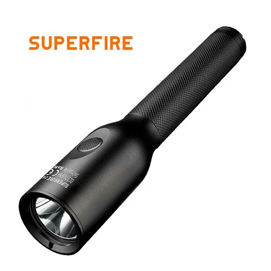 SUPERFIRE Nouvelle lampe de poche LED anti-explosion D6