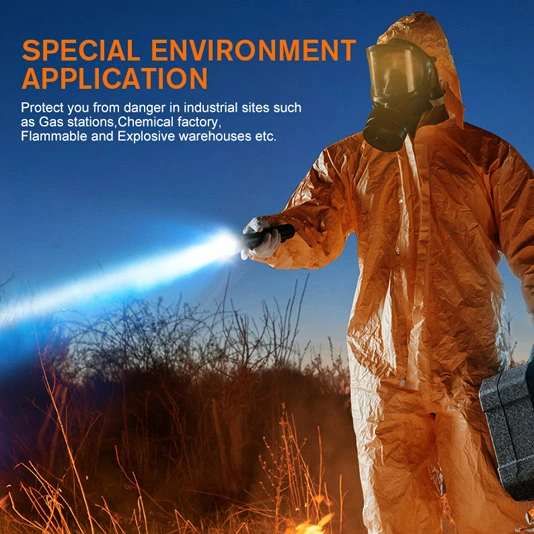 SUPERFIRE Nouvelle lampe de poche LED anti-explosion D6
