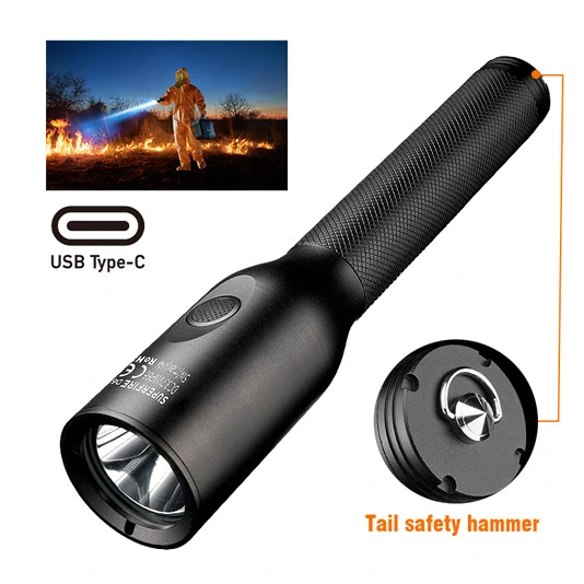 SUPERFIRE Nouvelle lampe de poche LED anti-explosion D6