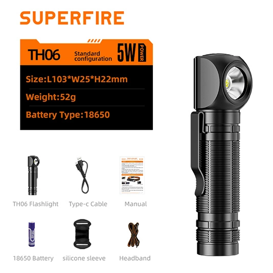 SUPERFIRE TH06 Phare Magentique