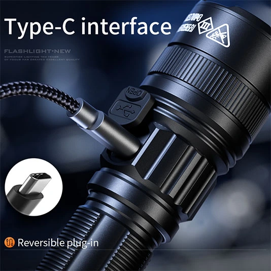 SUPERFIRE F2-X Flahlight zoomable