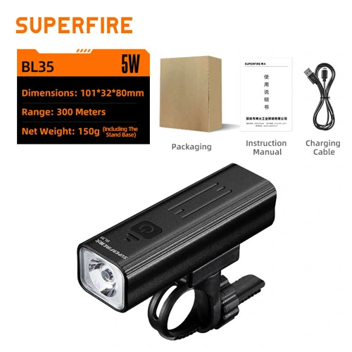 SUPERFIRE BL35 Phares de vélo