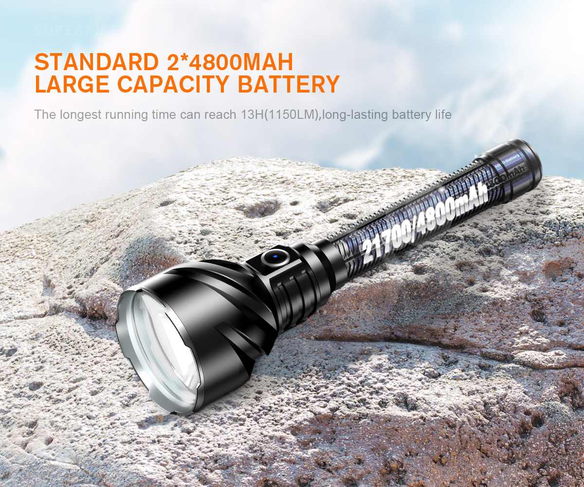 Details of TF02 High-End Long-Range Flashlight
