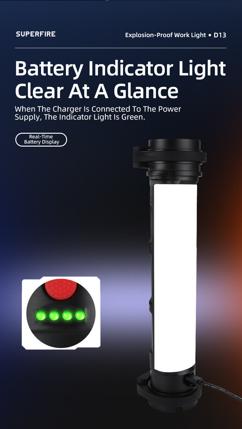 SUPERFIRE D13 Explosion-Proof Work Light Details