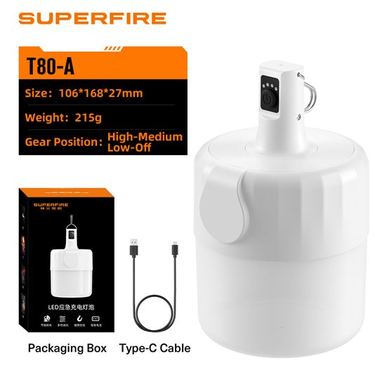 SUPERFIRE T80-A Camping Lights - 翻译中...