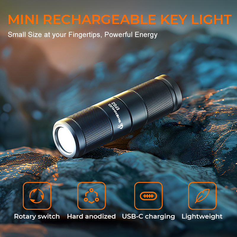 SUPERFIRE EF02 EDC Keychain Flashlight - 翻译中...