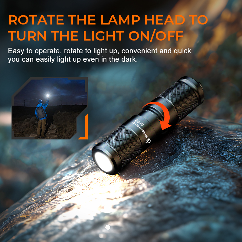 SUPERFIRE EF02 EDC Keychain Flashlight - 翻译中...