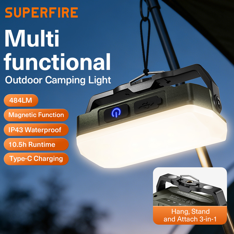 SUPERFIRE T68 Camping Lights - 翻译中...